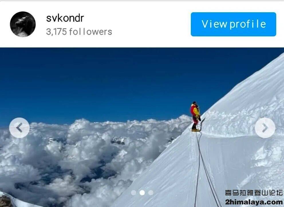 罗斯登山者首攀海拔8163米峰鲜少有人尝试西南壁的替换线路AG真人登录尼泊尔]2025年年度十大探险活动2 - 俄(图20)